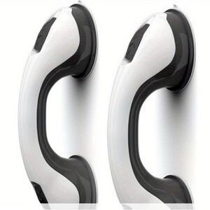 White and Black Bath Accessories Set